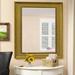 House of Hampton® Ayden Traditional Accent Mirror Plastic/Metal | 34 H x 40 W x 1.25 D in | Wayfair CBAA656FCF1346A1A49B8B957369D349