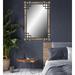 Everly Quinn Elegant Modern & Contemporary Accent Mirror Wood in Black/Brown | 42 H x 28 W x 1 D in | Wayfair CC9DAC37764941989052CCC17C8C82DD