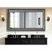 Trent Austin Design® Harrogate Modern & Contemporary Bathroom/Vanity Mirror in Gray | 64.5 H x 37 W x 1.125 D in | Wayfair