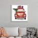 The Holiday Aisle® Christmas Cars I by Jennifer Paxton Parker - Painting Print on Canvas Canvas/Metal | 32 H x 32 W x 1.75 D in | Wayfair