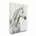 Harper Orchard 'Spirit Stalli on Horse w/ Flower Wreath' Framed Art Print Canvas/Metal | 40 H x 30 W x 1.5 D in | Wayfair