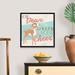The Holiday Aisle® Retro Christmas I by June Erica Vess - Textual Art Print on Canvas in Green | 26 H x 26 W x 1.75 D in | Wayfair
