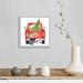 The Holiday Aisle® Christmas Cars III by Jennifer Paxton Parker - Painting Print on Canvas in Green | 14 H x 14 W x 1.75 D in | Wayfair