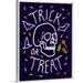 The Holiday Aisle® Neon Halloween I by Victoria Barnes - Textual Art Print on Canvas Canvas/Metal | 42 H x 32 W x 1.75 D in | Wayfair