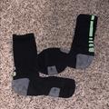 Nike Other | Green And Black Nike Elite Socks | Color: Black/Green | Size: Unisex M