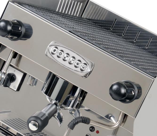 GMG Siebträger - Espressomaschine BAROSSI Professionale 1 Gr. Autom. - Farbe: Rot Image