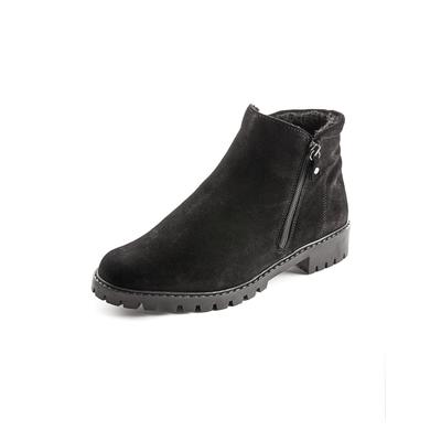 Avena Damen Stiefeletten Schwarz einfarbig