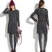 Madewell Dresses | Madewell Marled Charcoal Gray Long Sleeve Dress | Color: Black/Gray | Size: S