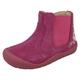 Startrite First Chelsea Girls Boots 4.5 UK Child Berry Suede