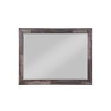 Loon Peak® Rockett Sidney Modern & Contemporary Beveled Dresser Mirror, Wood in Brown/Gray | 36 H x 48 W x 1 D in | Wayfair