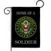 Breeze Decor Home of Navy Sailor 2-Sided Polyester 18 x 13 in. Garden Flag in Black | 18.5 H x 13 W in | Wayfair BD-MI-G-108472-IP-BO-D-US20-UA