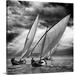 The Twillery Co.® Straub Sailboats & Light by Angel Villalba - Photograph Print in Black/White | 8 H x 8 W x 1.5 D in | Wayfair
