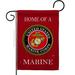 Breeze Decor Home of Navy Sailor 2-Sided Polyester 18 x 13 in. Garden Flag in Red | 18.5 H x 13 W in | Wayfair BD-MI-G-108473-IP-BO-D-US20-MC