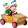 Precious Moments Disney Collectible Parade Huey, Dewey, & Louie Resin Figurine Resin in Blue/Brown/Red | 3.5 H x 2.25 W x 3.75 D in | Wayfair