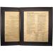 Patriot Gear Company United States Constitution & Bill of Rights by James Madison - 2 Piece Picture Frame Textual Art Print Set on Paper Paper | Wayfair