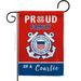 Breeze Decor Proud Family Airman 2-Sided Polyester 18 x 13 in. Garden Flag in Red/Blue | 18.5 H x 13 W in | Wayfair BD-MI-G-108465-IP-BO-D-US20-CG