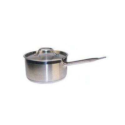 Winco Master Cook SSSP-10 10 qt. 18/8 Stainless Steel Sauce Pan with Cover