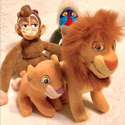 Disney Toys | 4 Disney Stuffed Dolls Lion King Ll Simba’s Pride | Color: Blue/Tan | Size: 3-5” Approx.