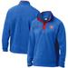 Men's Columbia Royal Chicago Cubs Steens Mountain Half-Snap Jacket