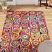 120 x 0.63 in Area Rug - Bungalow Rose Anaheim Geometric Handmade Tufted Cotton Multicolor Area Rug Cotton | 120 W x 0.63 D in | Wayfair