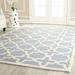 White 60 x 0.63 in Area Rug - Winston Porter Cannen Handmade Tufted Wool Light Blue/Ivory Area Rug Wool | 60 W x 0.63 D in | Wayfair