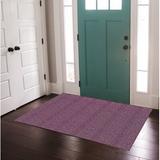 Bungalow Rose Comeau Indoor Door Mat Synthetics in Red/Pink/Indigo | 48" W x 72" L | Wayfair 3B778213CF124B709D2D92407A619E15