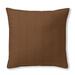 Colcha Linens Brunswick Cotton Blend Zipper Sham Cotton Blend in Brown | 20 H x 36 W x 1 D in | Wayfair CPP-BW-CP-PS-KG