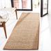 Brown 30 x 0.5 in Area Rug - Langley Street® Hervey Bay Oriental Indoor/Outdoor Area Rug Bamboo Slat & Seagrass | 30 W x 0.5 D in | Wayfair