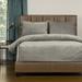 Siscovers Mixology Velvet Bed Cap Comforter Set w/ Sewn Corners Polyester/Polyfill/Microfiber/Velvet in Gray | Queen Comforter + 2 Bed Shams | Wayfair