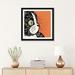 East Urban Home Black Cat Profile by Toru Sanogawa - Painting Print Paper in Black/Orange | 24 H x 24 W x 1 D in | Wayfair