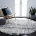 Gray/White 79 x 1.97 in Indoor Area Rug - 17 Stories Kaylum Abstract Ivory/Gray Area Rug Polypropylene | 79 W x 1.97 D in | Wayfair