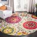 Red 79 x 0.45 in Area Rug - Langley Street® Hertzler Floral Multicolo Area Rug, Polypropylene | 79 W x 0.45 D in | Wayfair