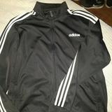 Adidas Jackets & Coats | Adidas Zip Up Track Jacket | Color: Black/White | Size: Xl