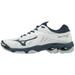 Mizuno Women s Wave Lightning Z4 Volleyball Shoe Size 13 White-Navy (0051)