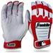 Franklin Sports MLB CFX Pro Baseball Batting Gloves - Pearl/Red - Adult Medium