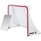 Franklin Sports Hockey Goal - NHL - Steel - 72 Inches - with Shooting Board - Quickset