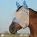 Cashel Crusader Horse Fly Mask Standard with Ears Military Support Blue (Arabian)