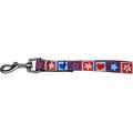 Mirage Pet 125-262 3806 Stars & Hearts Nylon Pet Leash 0.37 in. by 6 ft.