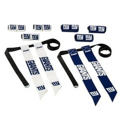 Franklin Sports NFL New York Giants Youth Flag Football Set