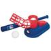 Franklin Sports MLB Baseball Pop A Pitch - Includes 25 Inch Collapsible Plastic Bat and 3 Plastic Baseballs