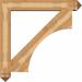 Ekena Millwork Westlake Arts & Crafts Bracket Wood in Brown | 24" H x 3.5" W x 28" D | Wayfair BKT04X24X28WTL03SWR