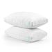 Martha Stewart Cotton Quilted Jumbo Medium Support Pillow Memory Foam/100% Cotton | 20 H x 28 W in | Wayfair DS2515CQ-1J2PK