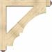 Ekena Millwork Balboa Craftsman Bracket Wood in Brown | 22 H x 3.5 W in | Wayfair BKT06X22X34BOA04SDF