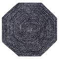 Black/Gray 72 x 0.5 in Living Room Area Rug - Black/Gray 72 x 0.5 in Area Rug - August Grove® Andeana Reversible Braided Area Rugs for Living Room, Farmhouse & Kitchen | Wayfair