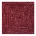 Red 72 x 0.5 in Living Room Area Rug - Red 72 x 0.5 in Area Rug - August Grove® Andeana Reversible Braided Area Rugs for Living Room, Farmhouse & Kitchen | Wayfair