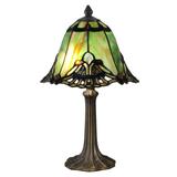 Dale Tiffany Green Haiawa 16 Inch Accent Lamp - TA15057