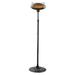 Hiland HIL-1500DI Variable Heat Tall Freestanding Electric Patio Heater Black