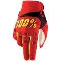 100% Airmatic Motocross Handschuhe, rot-gelb, Größe XL