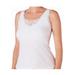 Plus Size Women's Right-after surgery camisole by Jodee in White (Size S)