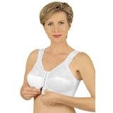 Plus Size Women's Front Hook Mastectomy Comfort Plus Bra by Jodee in White (Size 34 D)